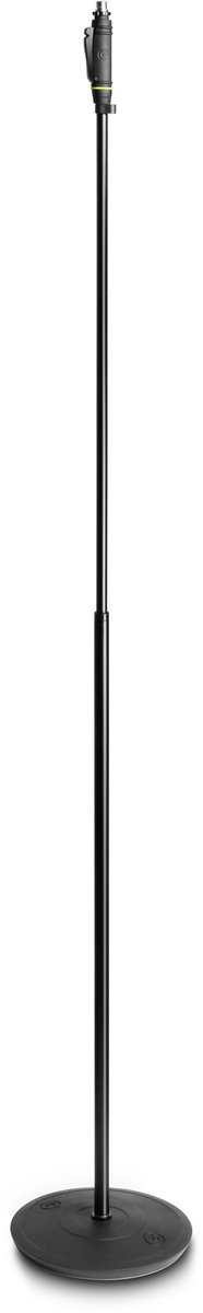 Gravity MS 231 HB - Microfoonstatief, ronde voet, One Hand Clutch - zwart