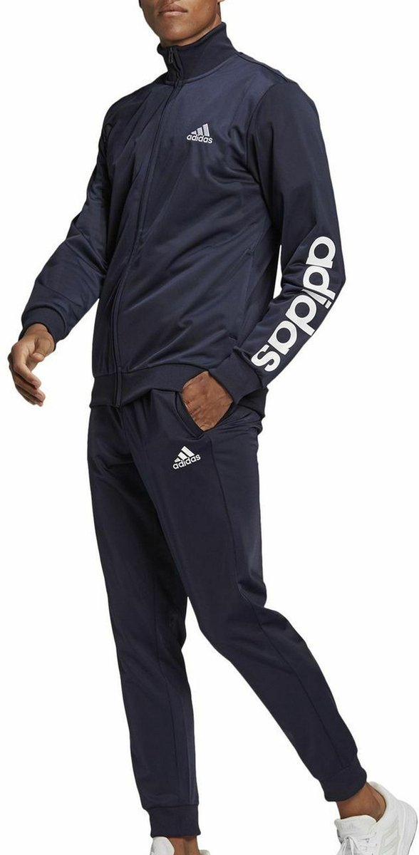 adidas adidas Lineaire Logo Trainingspak Mannen - Maat M M op Prijzenvolger.com