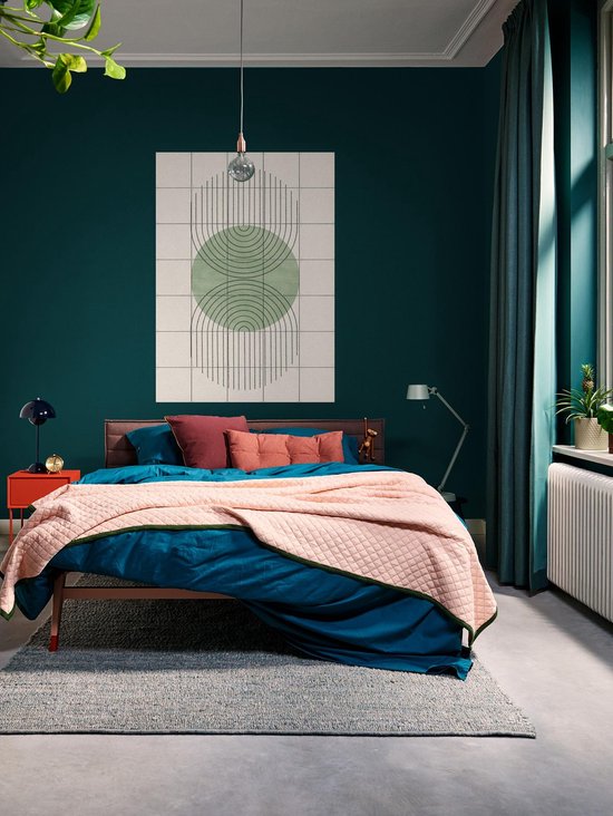 IXXI Perfect Point Green - Décoration murale - Abstrait - 80 x 60 cm