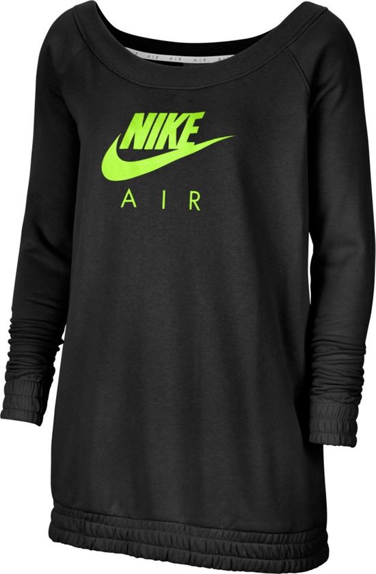 Nike Sportswear Air Lange Mouwenshirt Vrouwen Zwart - Maat S