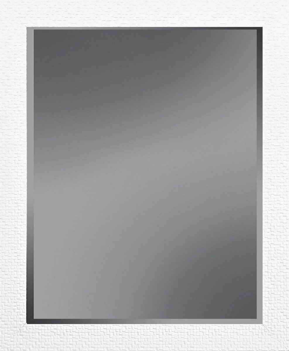 Ter Halle Spiegel met facet 39x39x1.5 wit