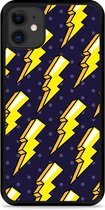 iPhone 11 Hardcase hoesje Pop Art Lightning - Designed by Cazy