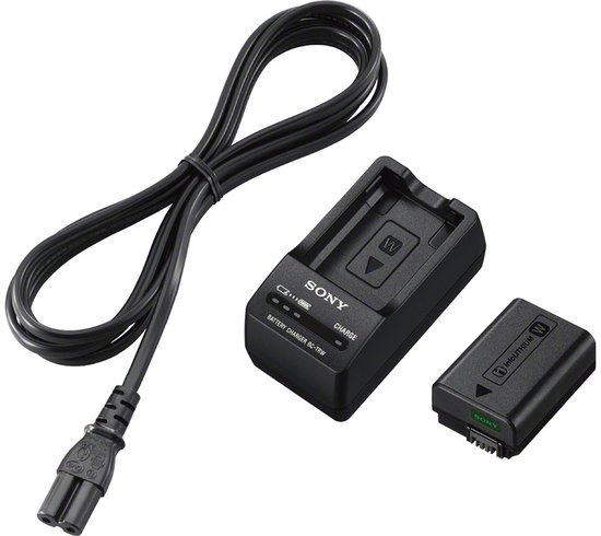 Sony NP-FW50 Batterij en BC-TRW Oplader Reiskit voor Camera’s