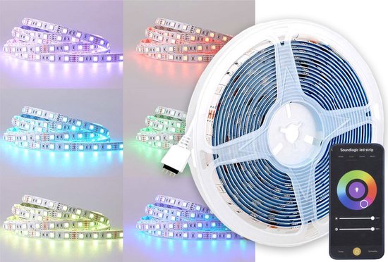 NOUS - Ruban de LED connecté RGB BLUETOOTH TUYA (5m)