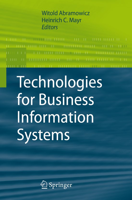 Technologies for Business Information Systems - cover