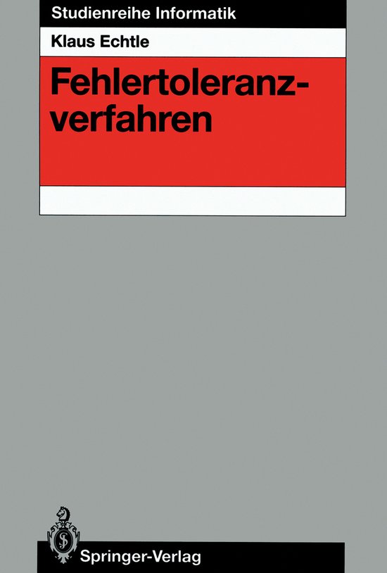Fehlertoleranzverfahren - cover