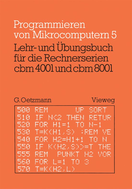 Lehr- und Übungsbuch für die Rechnerserien cbm 4001 und cb ... - cover