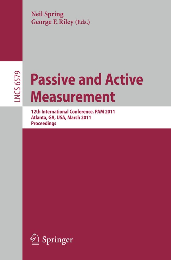 Passive and Active Measurement - cover