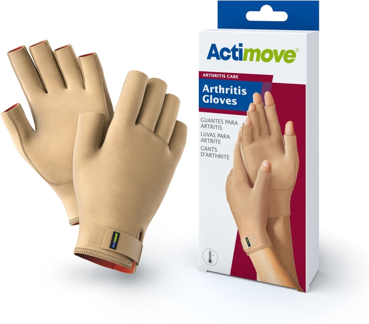 Arthritis Care handschoenen - Beige - Actimove