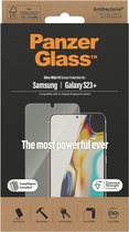 PanzerGlass - Screenprotector geschikt voor Samsung Galaxy S23 Plus Glazen | PanzerGlass Ultra-Wide Fit Screenprotector - Case Friendly + Installatie Frame