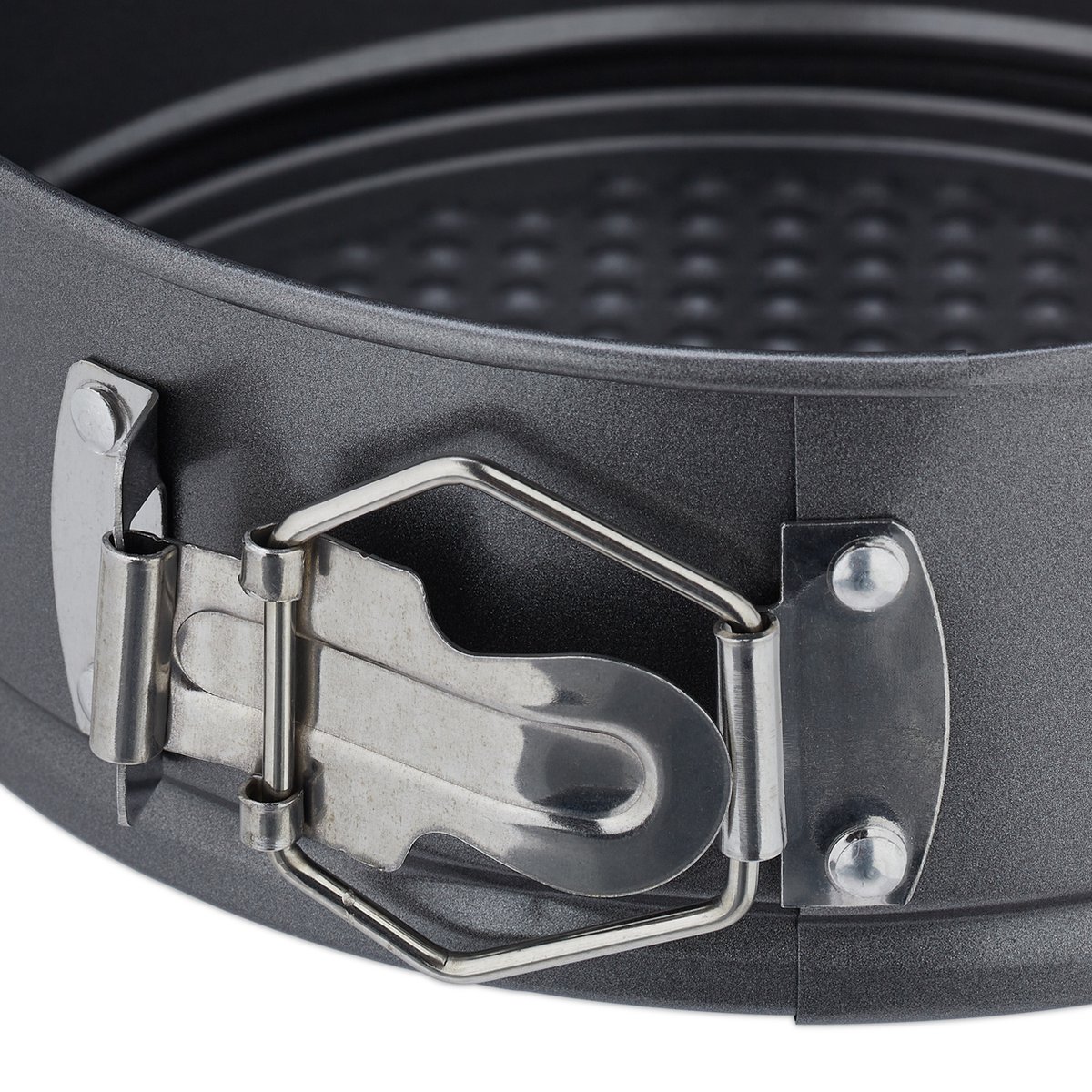 springvorm - 3-delige set - rond - Ø 14, 16, 18 cm - antiaanbaklaag - rvs - taartvorm – foto 4