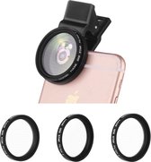 Zomei Ster Filter Lens Telefoon set – Opzetlens Ster Filter Telefoon Camera Filter Star Lens voor iPhone Samsung - 37mm 6 stralen
