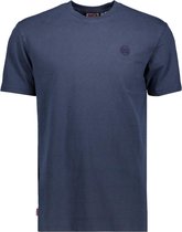 Superdry Vintage Texture Heren T-shirt - Blauw - Maat 3XL