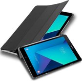 Cadorabo Tablet Hoesje voor Samsung Galaxy Tab S3 (9.7 inch) in SATIJN ZWART - Ultra dun beschermend geval met automatische Wake Up en Stand functie Book Case Cover Etui