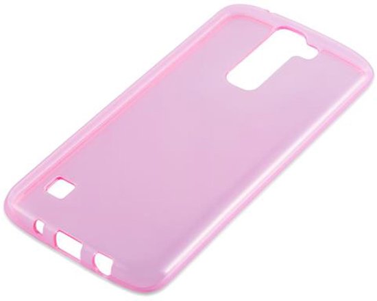 Coque Cadorabo pour LG K7 2016 en ROSE TRANSPARENT - Housse de protection en silicone TPU flexible