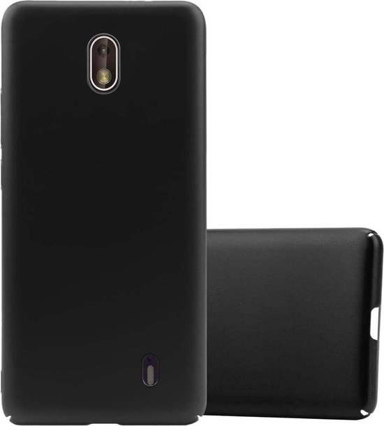 Coque Cadorabo pour Nokia 1 2018 en METAL BLACK - Coque de protection rigide en aspect métal contre les rayures et les chocs