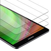 Cadorabo 3x Screenprotector geschikt voor Samsung Galaxy Tab S3 (9.7 inch) in KRISTALHELDER - Getemperd Pantser Film (Tempered) Display beschermend glas in 9H hardheid met 3D Touch