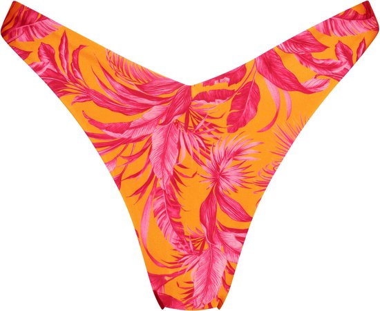 Hunkemöller Dames Badmode Hoog uitgesneden bikinibroekje Tulum - Roze - maat XS