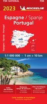 Nationale kaarten Michelin  -   Michelin 734 Spanje, Portigal 2023