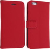 Cover Geschikt voor Apple iPhone 6/6S Flip Wallet Stand Video rode