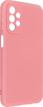Geschikt voor Samsung Galaxy A23 5G/M23 5G siliconen hoesje semi-rigide Soft-touch afwerking roze