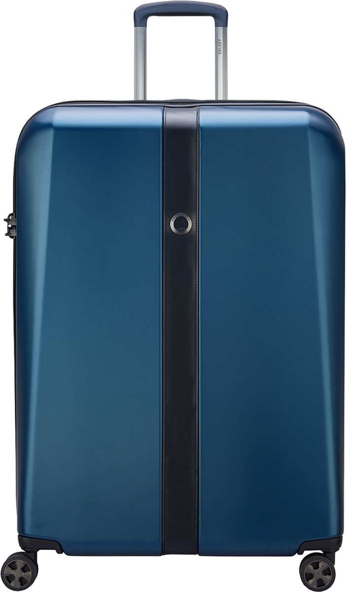 Delsey Harde koffer / Trolley / Reiskoffer - Promenade - 76 cm (large) - Blauw