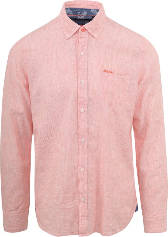 New Zealand Auckland - Chemise Rhum Stripe Pink - Taille L - Coupe regular