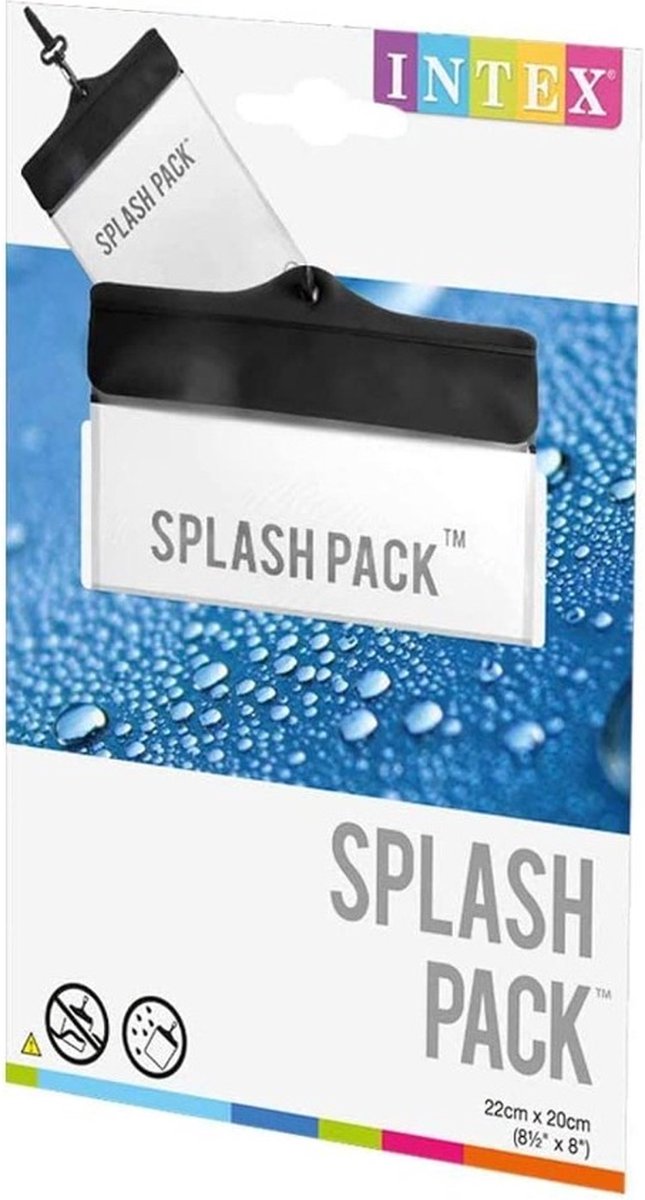 Intex Splash Pack Waterdicht Opbergtasje 22 X 20 Cm