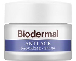 Biodermal Anti Age Dagcrème -  SPF30 - Dagcrème met hyaluronzuur en vitamine C tegen huidveroudering - 50ml