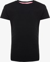 T-shirt basique fille TwoDay noir - Zwart - Taille 134/140