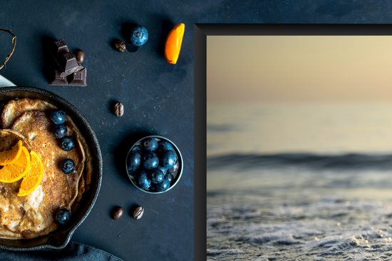 KitchenYeah® Inductie beschermer 77x51 cm - Zee - Zon - Strand - Kookplaataccessoires - Afdekplaat voor kookplaat - Inductiebeschermer - Inductiemat - Inductieplaat mat