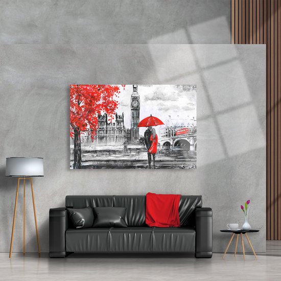 Luxe Plexiglas Schilderij Couple |60x40 | Woonkamer | Slaapkamer | Kantoor | Muziek | Design | Art | Modern | ** 5MM DIK**