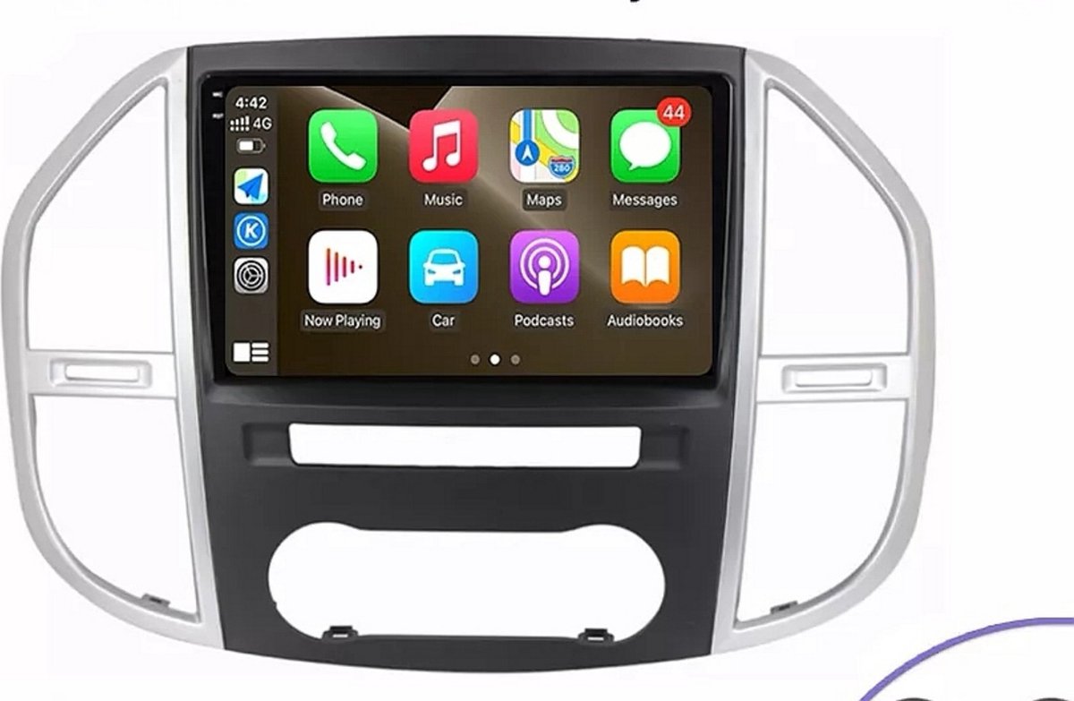 Mercedes Vito W447 Multimedia Smart Autoradio Navigatie Bluetooth Apple CarPlay Android Auto