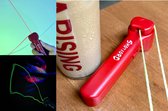 Loopy Lasso Nano - Glow-in-The-Dark Touwschietspeelgoed - Lassowerper - Ingebouwde UV Blacklight - Plezier voor Volwassenen & Kinderen - Geschenk Touw Lanceerder - Fidget Speelgoed Gadgets