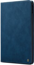 iPad 9.7 (6e gen)/2017 Bookcase hoesje - CaseMania - Effen Donkerblauw - Kunstleer