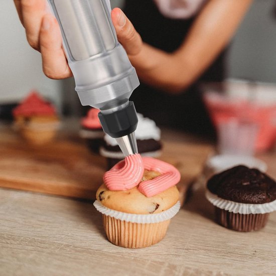 Stylo De Pâtisserie Et 3 Embouts De Décoration Sweet Sensation - Toute