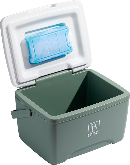 Brisby Koelbox 8L – 2 koelelementen – Dekselintegratie – Groen van Brisby — afbeelding 2