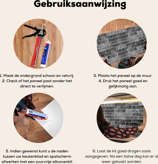 RVS Achterwand 90×65 – Anti-fingerprint