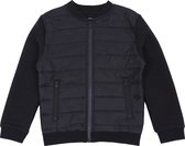 Zwart gewatteerd sweatshirt