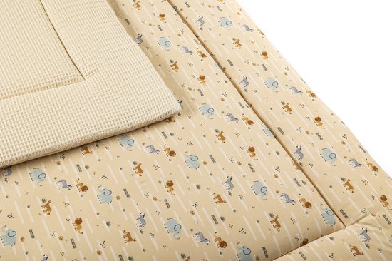 May Lovely - Speelkleed - Babykleed - Groot, heerlijk zacht en extra dik ! - Jungle Safari - 150 x 120 cm van May Lovely — afbeelding 3