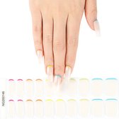 Gel lak nagelstickers pop a color | nail wraps | multi color | art nails | UV nail wraps - Gel nail stickers - Nail stickers - Gel nagel wraps - UV nagel wraps - Gel nagel stickers - Nagel wraps - Nagel stickers print art