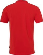 Uhlsport Essential Prime Polo Heren - Rood / Wit | Maat: 3XL