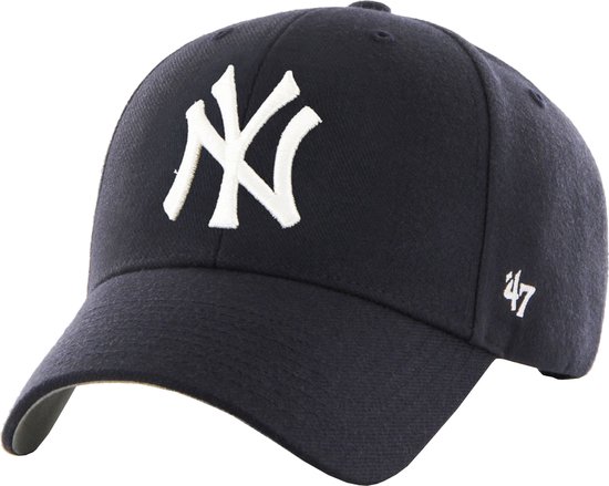 47 Brand New York Yankees MVP Cap B-MVP17WBV-NYB, Unisex, Marineblauw, Pet, maat: One size
