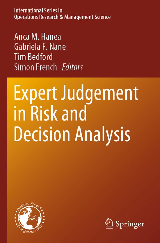 Expert Judgement in Risk and Decision Analysis - cover