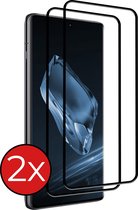 Screenprotector Geschikt voor OnePlus 12R Screenprotector Glas Gehard Tempered Glass Full Cover - Screenprotector Geschikt voor OnePlus 12R Screen Protector Screen Cover - 2 PACK