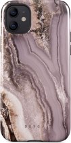 BURGA Telefoonhoesje voor iPhone 12 - Schokbestendige Hardcase Hoesje - Golden Taupe