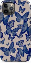 BURGA Telefoonhoesje voor iPhone 12 PRO - Schokbestendige Hardcase Hoesje - Butterfly Effect