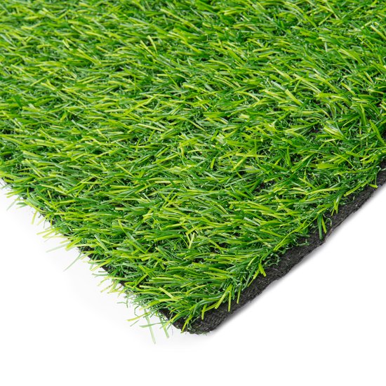 Tapiso Tapis de Gazon Natural Deluxe Kunstgras Vert pour Jardin Balcon Terrasse Véranda Hauteur 20 mm Taille - 100x400