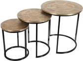 Table basse orientale Hanane set de 3