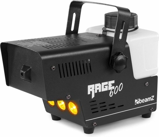 BeamZ RAGE600LED rookmachine met 1 liter rookvloeistof en draadloze ...